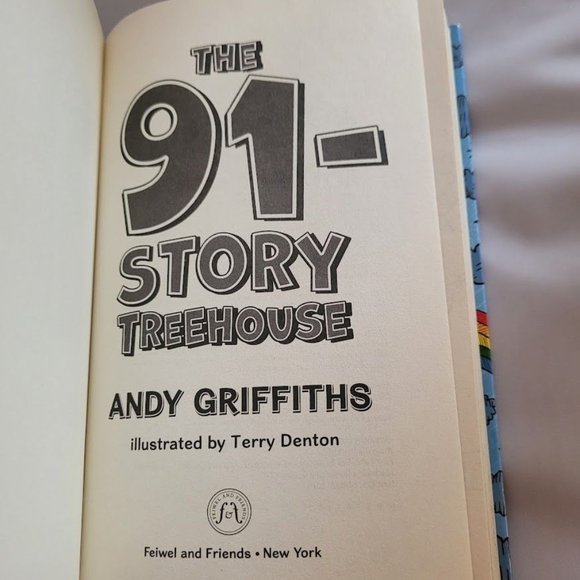 The 91 Story Treehouse Babysitting Blunders Andy Griffiths Hardcover Book 7 - Picture 9 of 9